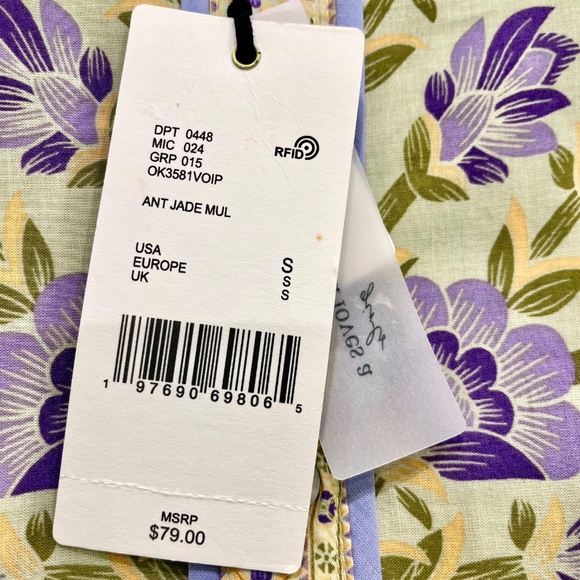 A Loves A Girls "Bubble Sleeve dress in Antique Jade" NWT - Picture 3 of 3